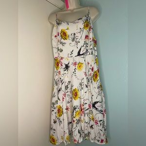 Old navy white floral midi dress